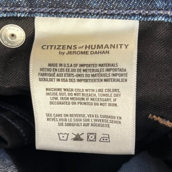 CITIZENS OF HUMANITY EMERSON SLIM BOYFRIEND BUTTON JEANS WOMEN’S sz 26 High Rise - Picture 9 of 14